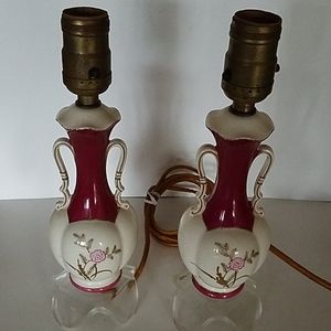 Table Lamps Japan 10 1/2" Ruby Red